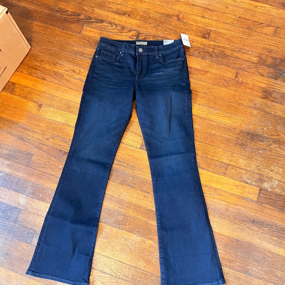 NWT Kut from the Kloth Dark Blue Flare Jeans 10